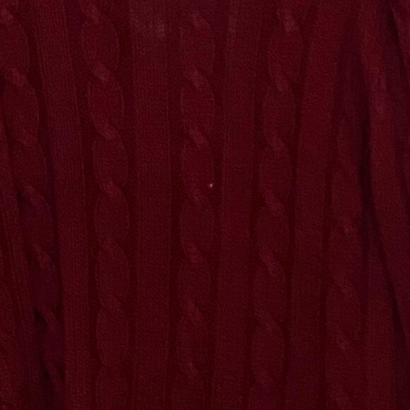 Vintage Toffee Cardigan Fisherman Sweater M Grandmacore Librarian Hobbitcore - Picture 4 of 7